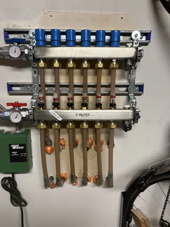 Plumber performing Leak Detection at a residential property in Henryetta